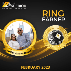 Sudhir and Mina Nagar Newest Ring Earners