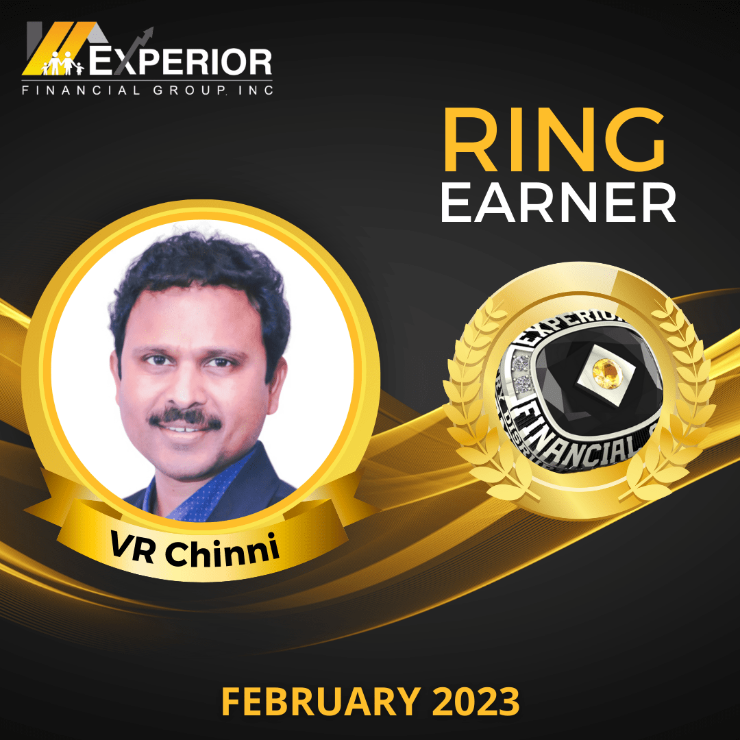 VR Chinni, our newest ring earner in the USA!
